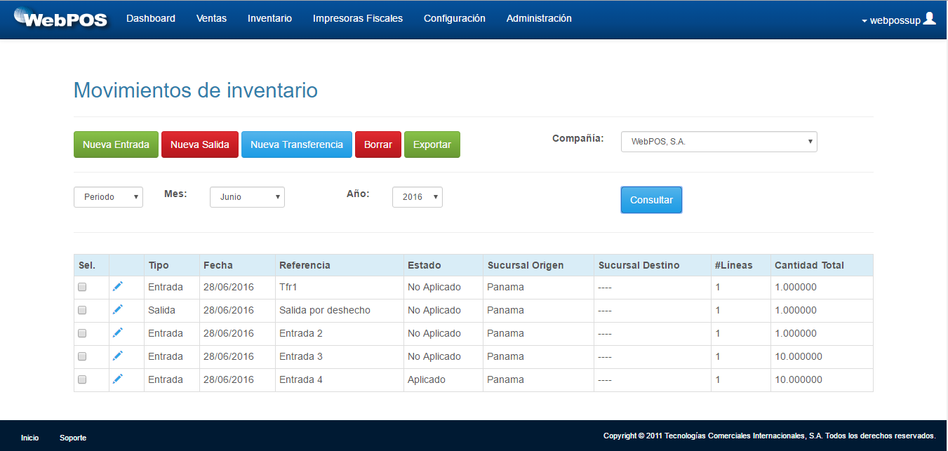 WebPOS Server Responsive
